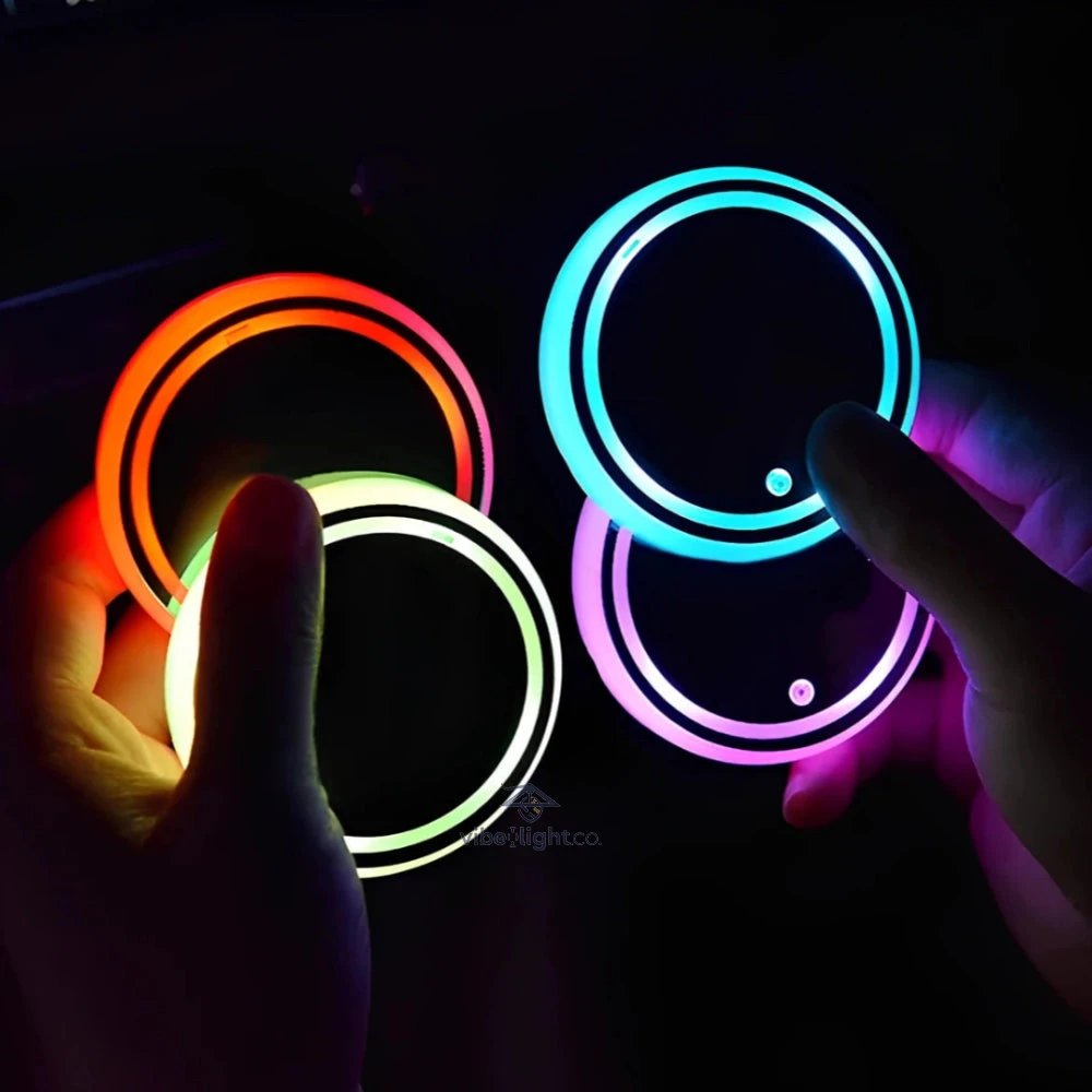 LED Coaster Light for Home and Party Ambience Decor Glow - Image 5