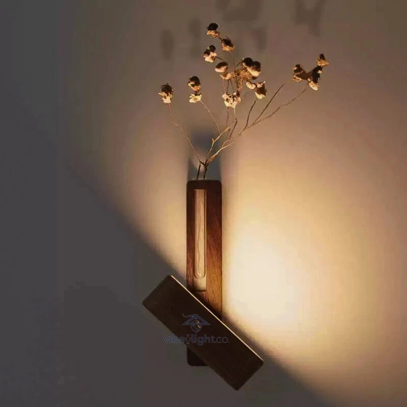 Easy Stick Wall Mount Vase Light Decorative LED Modern Home Decor Lamp - Image 7