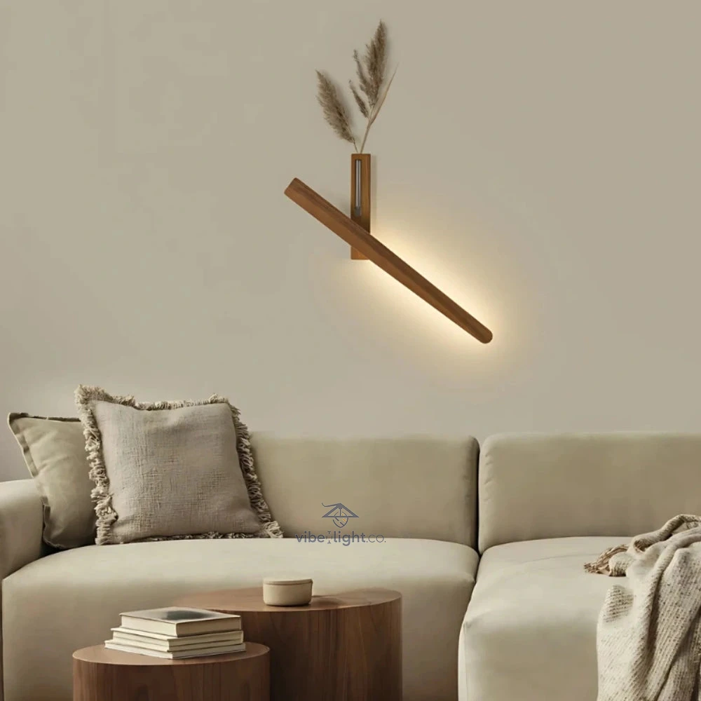 Easy Stick Wall Mount Vase Light Decorative LED Modern Home Decor Lamp - Image 2