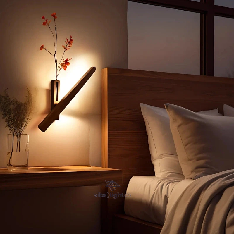 Easy Stick Wall Mount Vase Light Decorative LED Modern Home Decor Lamp - Image 3
