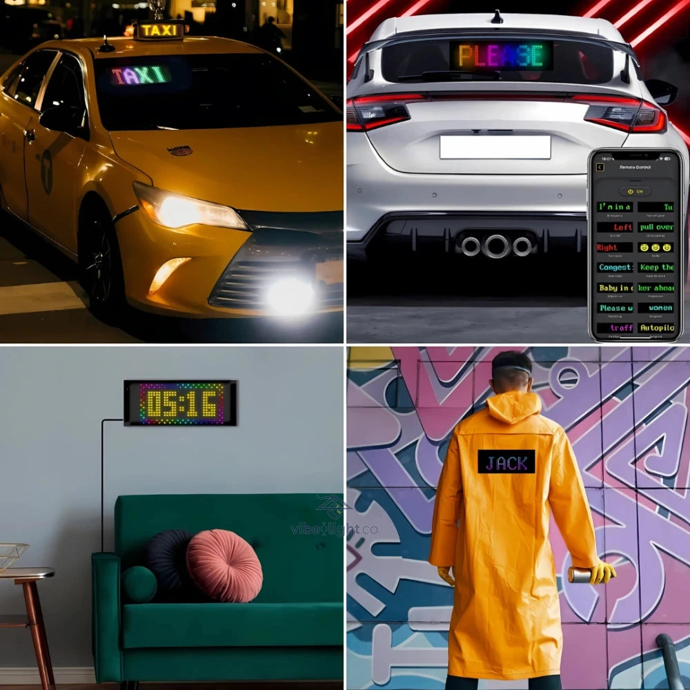 Turbo Glow LED Digital Message Display Screen Panel Sign Board - Image 8