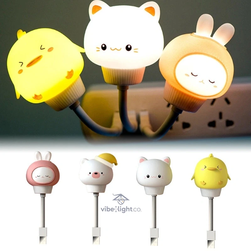 Cutely Night Light Child Bedroom Sleep Lamp Soft Glow Nightlight for Kids Toddlers Baby Nursery Room - Image 11