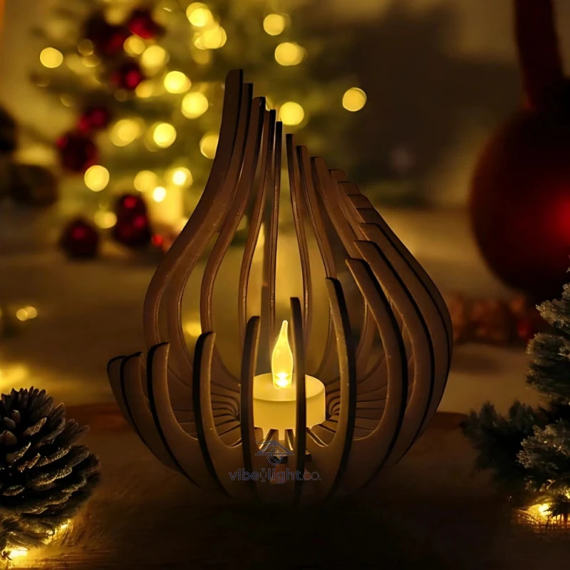 Glimmer Drop Elegant Candle Holder Decorative Home Accent Lighting Accessory - Image 9