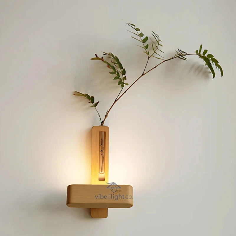 Easy Stick Wall Mount Vase Light Decorative LED Modern Home Decor Lamp - Image 6
