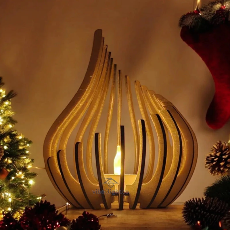 Glimmer Drop Elegant Candle Holder Decorative Home Accent Lighting Accessory - Image 5