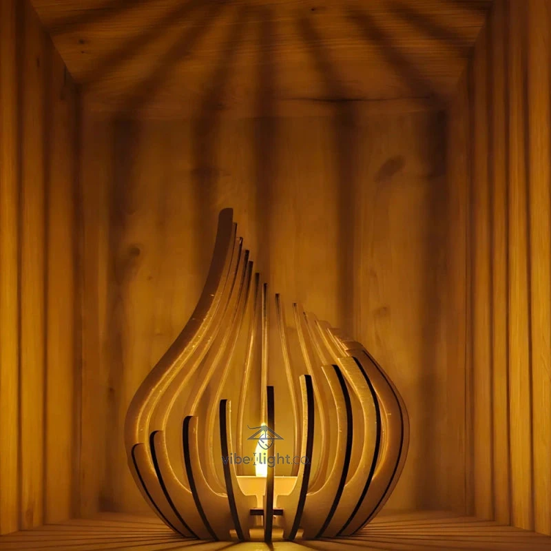 Glimmer Drop Elegant Candle Holder Decorative Home Accent Lighting Accessory - Image 3