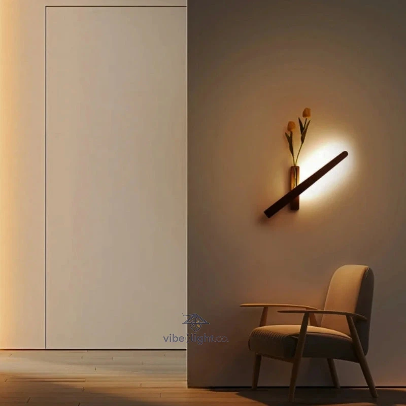 Easy Stick Wall Mount Vase Light Decorative LED Modern Home Decor Lamp - Image 11
