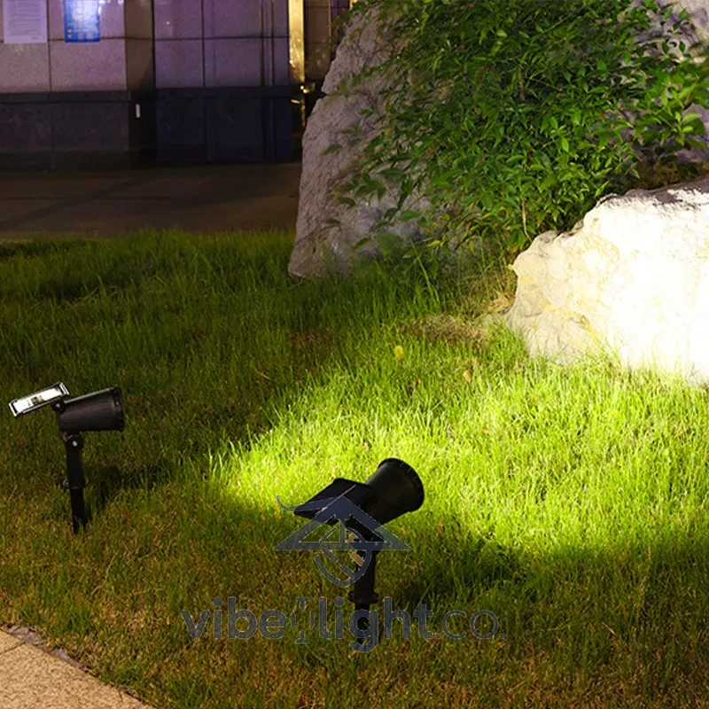 Solar Powered Outdoor Garden Spotlight Lighting Fixture for Yard Pathway Decoration - Image 3