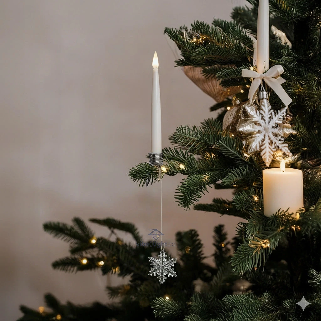 Ever Glow Brilliant Christmas Tree Decoration Candles for Holiday Lighting - Image 6