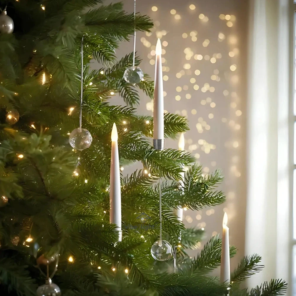 Ever Glow Brilliant Christmas Tree Decoration Candles for Holiday Lighting - Image 5