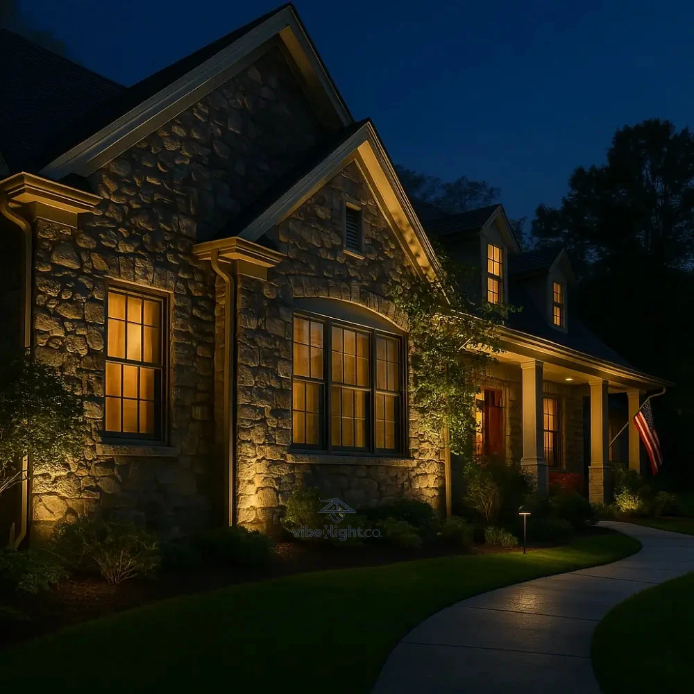 Solar Powered Outdoor Garden Spotlight Lighting Fixture for Yard Pathway Decoration - Image 8
