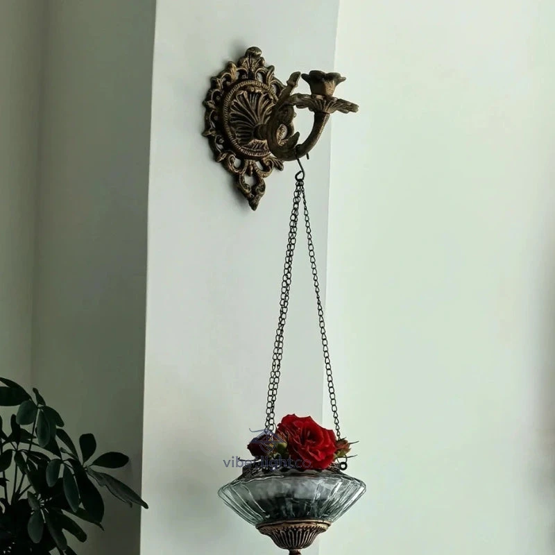 Regal Ember Elegant Wall Mounted Candle Holder Decorative Sconce Light Fixture - Image 14