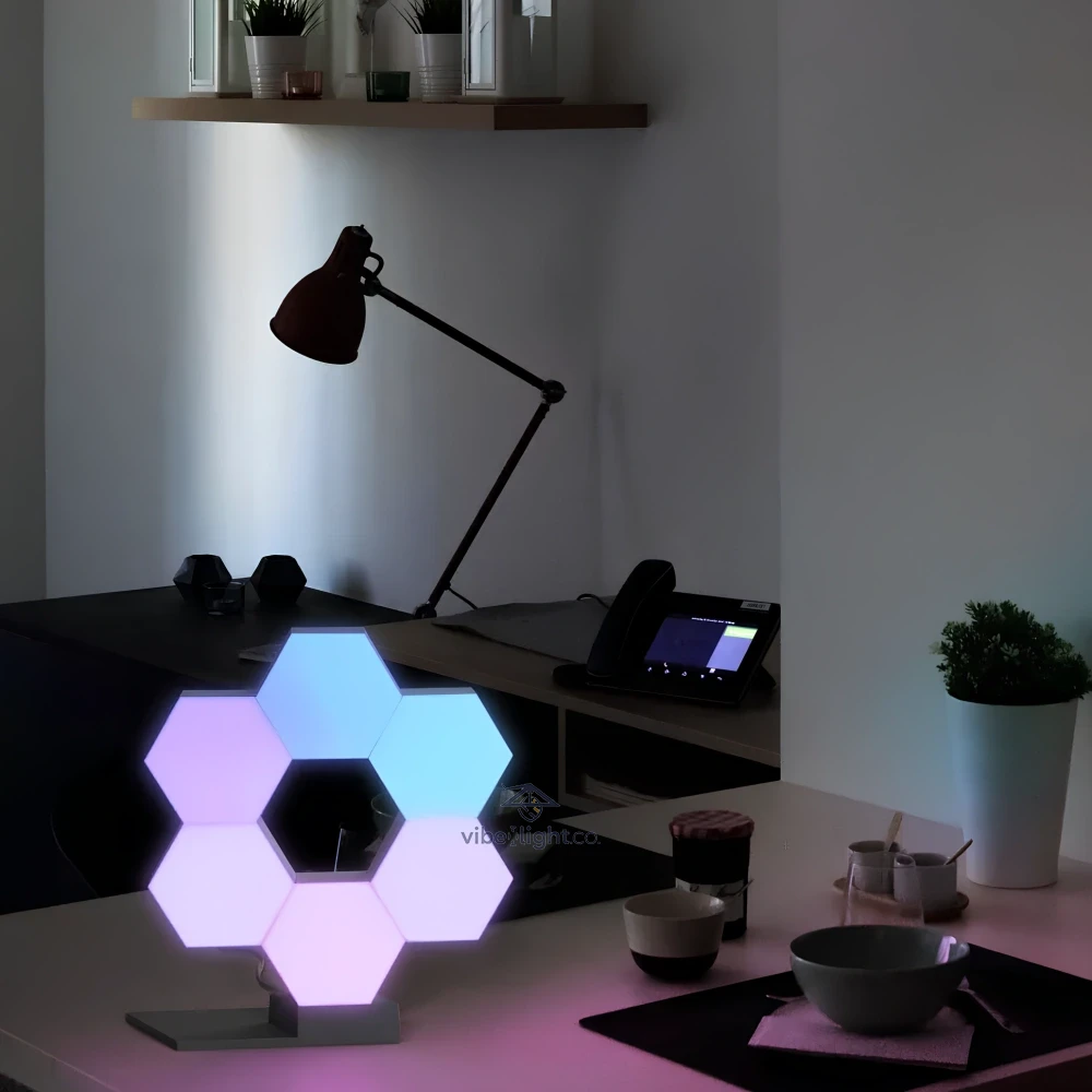Honeycomb Patterned Hexalight LED Lighting Panel Decorative Wall Light Fixture - Image 7