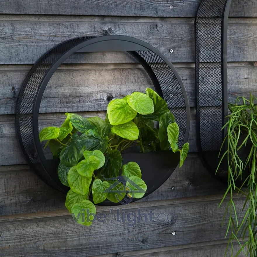 Solar Powered Outdoor Garden Wall Mounted Pot Light Decorative Lighting - Image 4