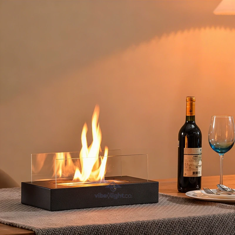 Everlasting Flame Tabletop Indoor Outdoor Portable Decorative Fireplace Heater - Image 7