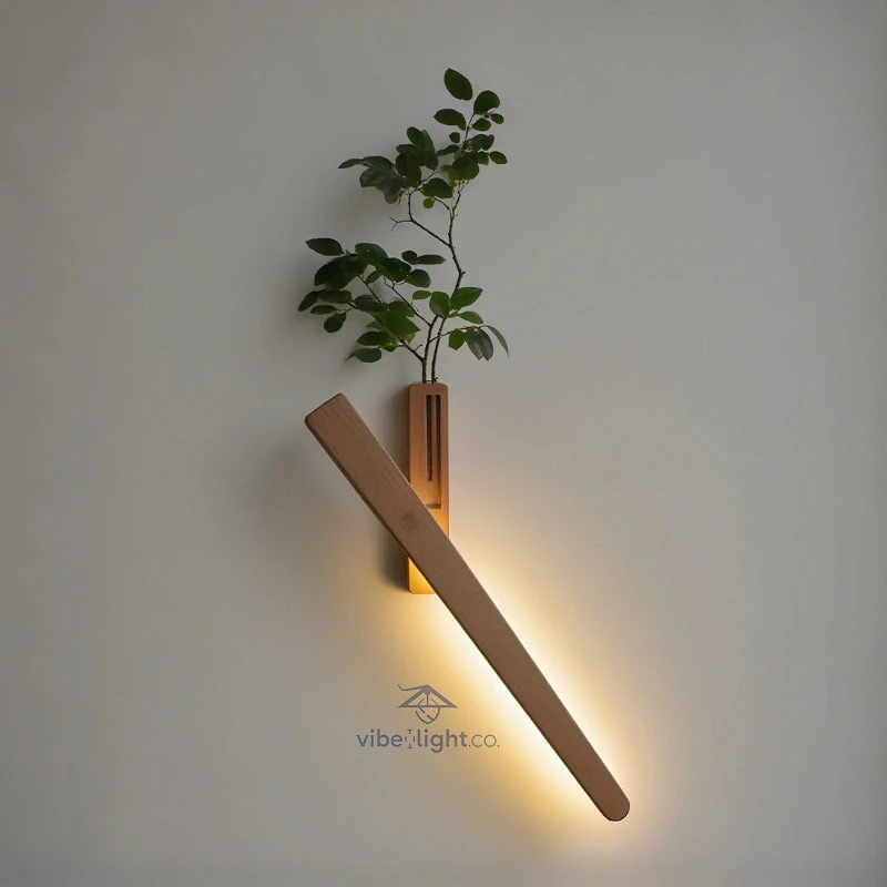 Easy Stick Wall Mount Vase Light Decorative LED Modern Home Decor Lamp - Image 5