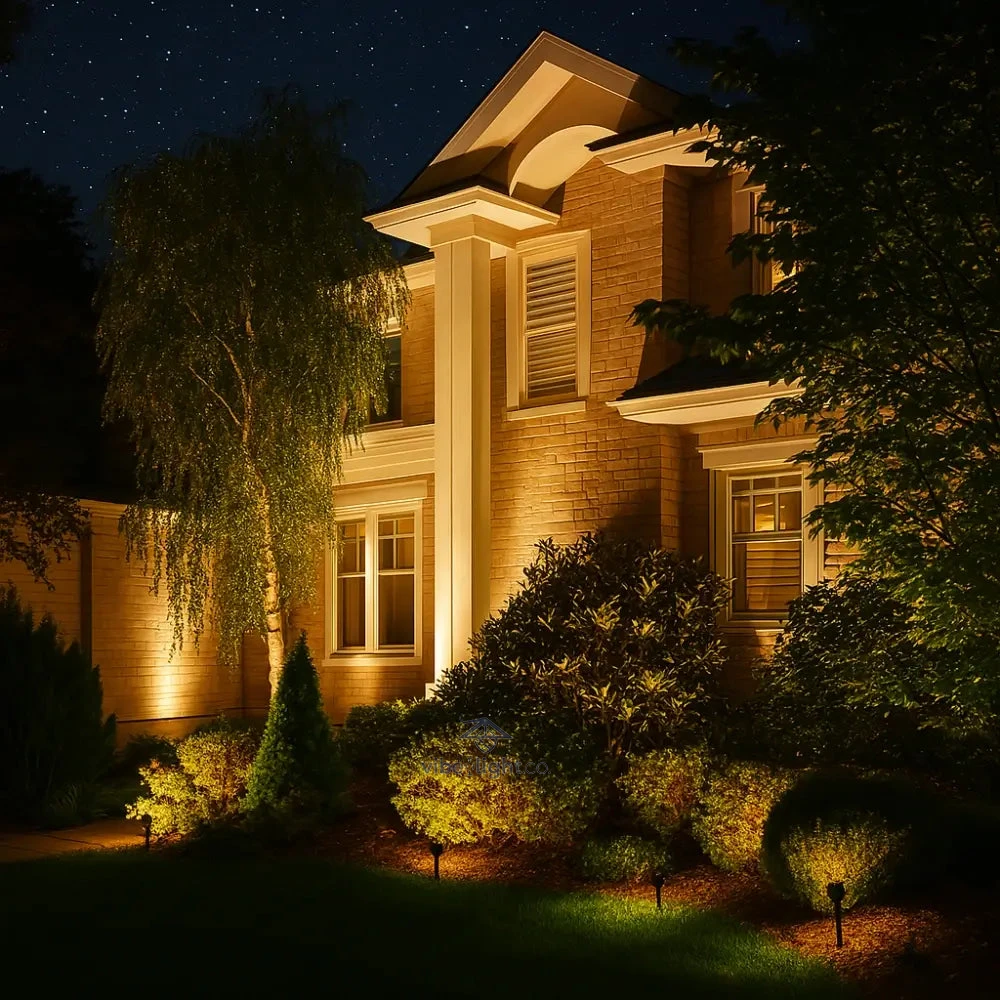 Solar Powered Outdoor Garden Spotlight Lighting Fixture for Yard Pathway Decoration - Image 6