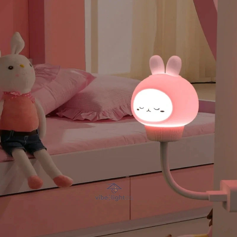 Cutely Night Light Child Bedroom Sleep Lamp Soft Glow Nightlight for Kids Toddlers Baby Nursery Room - Image 8