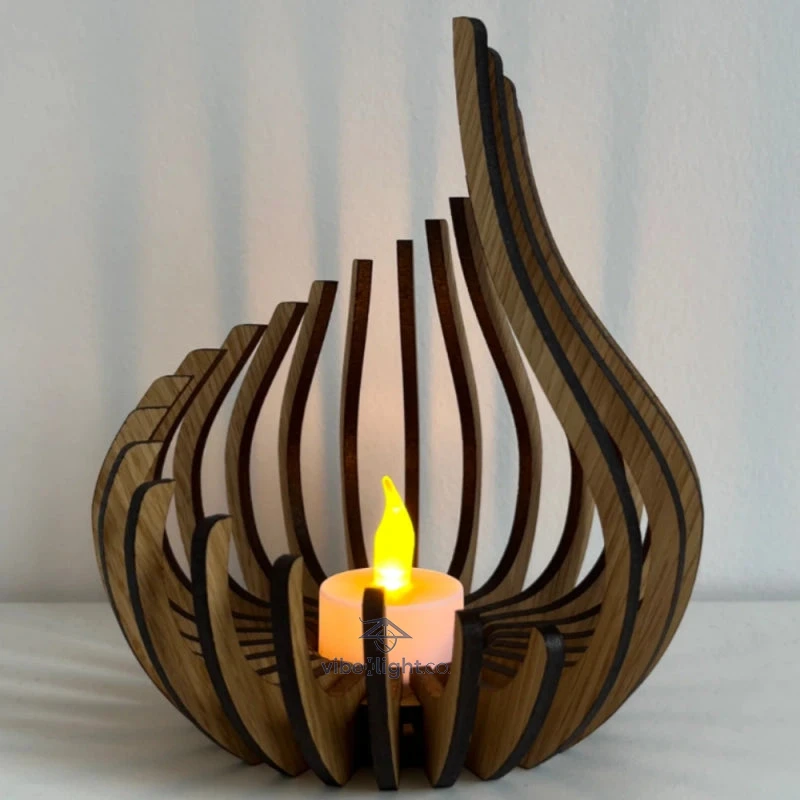 Glimmer Drop Elegant Candle Holder Decorative Home Accent Lighting Accessory - Image 7