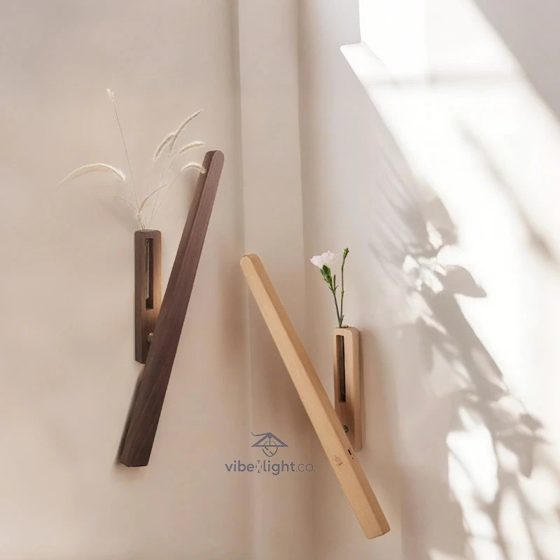 Easy Stick Wall Mount Vase Light Decorative LED Modern Home Decor Lamp - Image 15