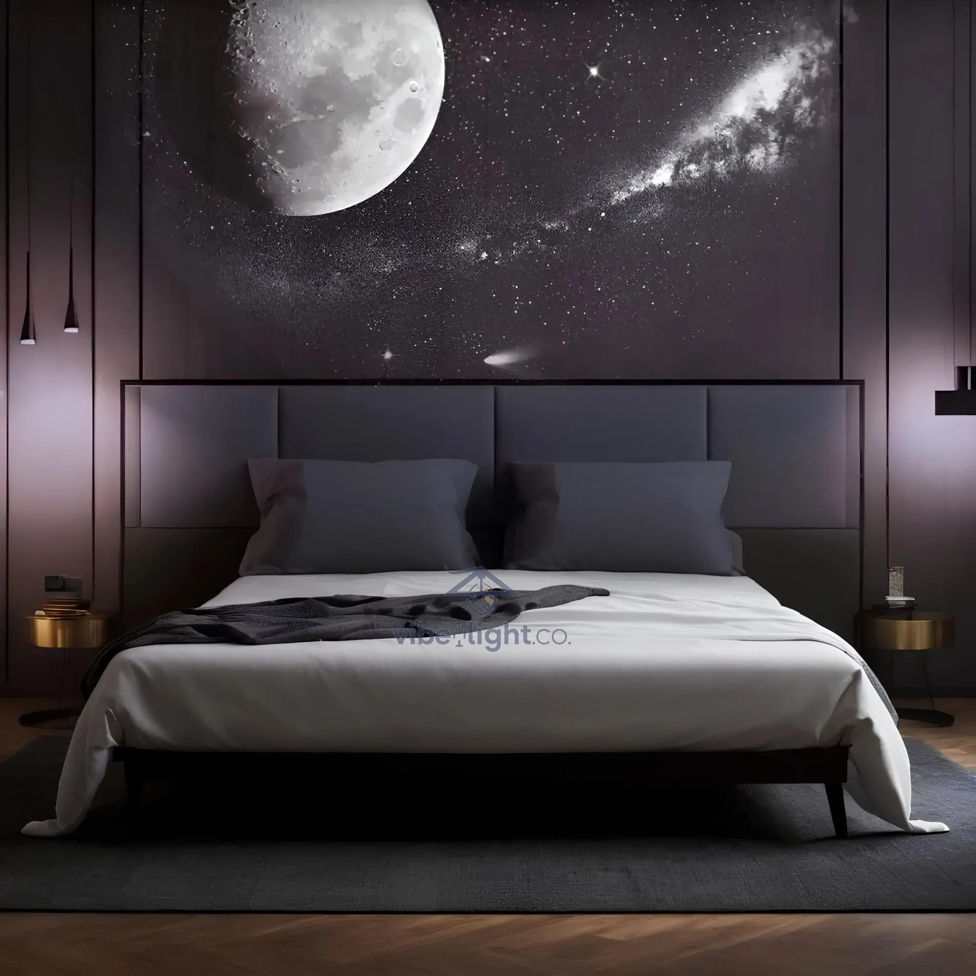Galaxy Space Projection Night Light Decor Ambient LED Lighting - Image 3