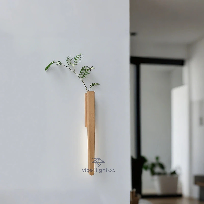 Easy Stick Wall Mount Vase Light Decorative LED Modern Home Decor Lamp - Image 14