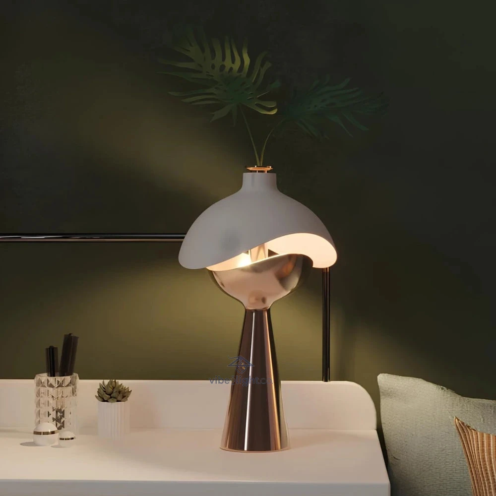 Lumi Dome Modern Sculpted Decorative Table Lamp Lighting Fixture