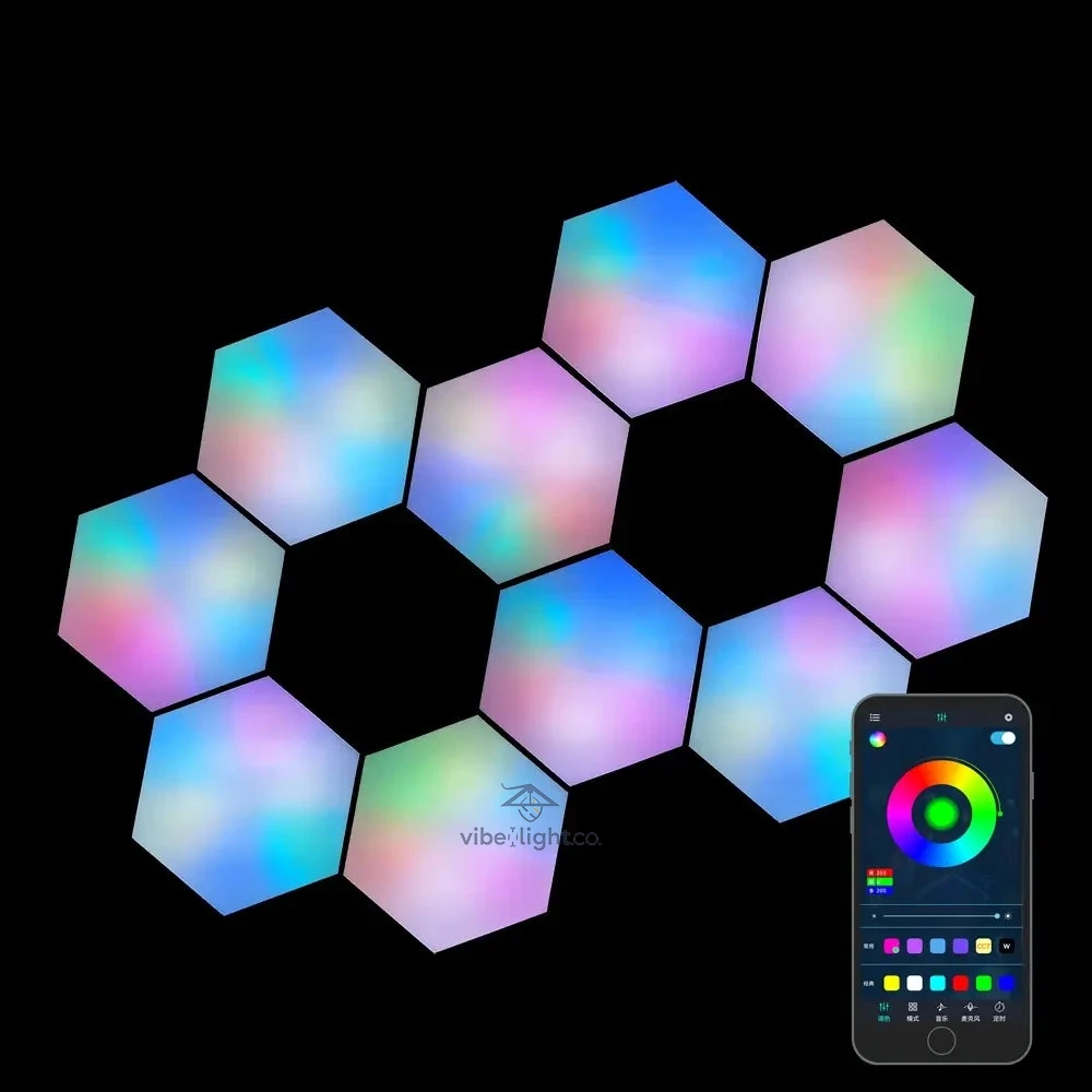 Honeycomb Patterned Hexalight LED Lighting Panel Decorative Wall Light Fixture - Image 10