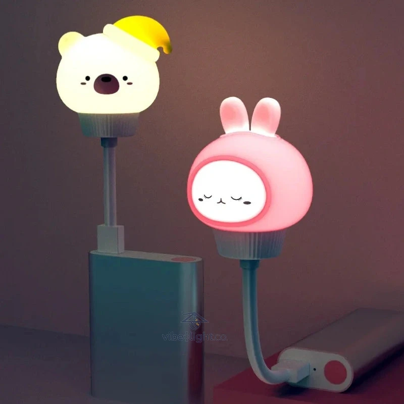Cutely Night Light Child Bedroom Sleep Lamp Soft Glow Nightlight for Kids Toddlers Baby Nursery Room - Image 5
