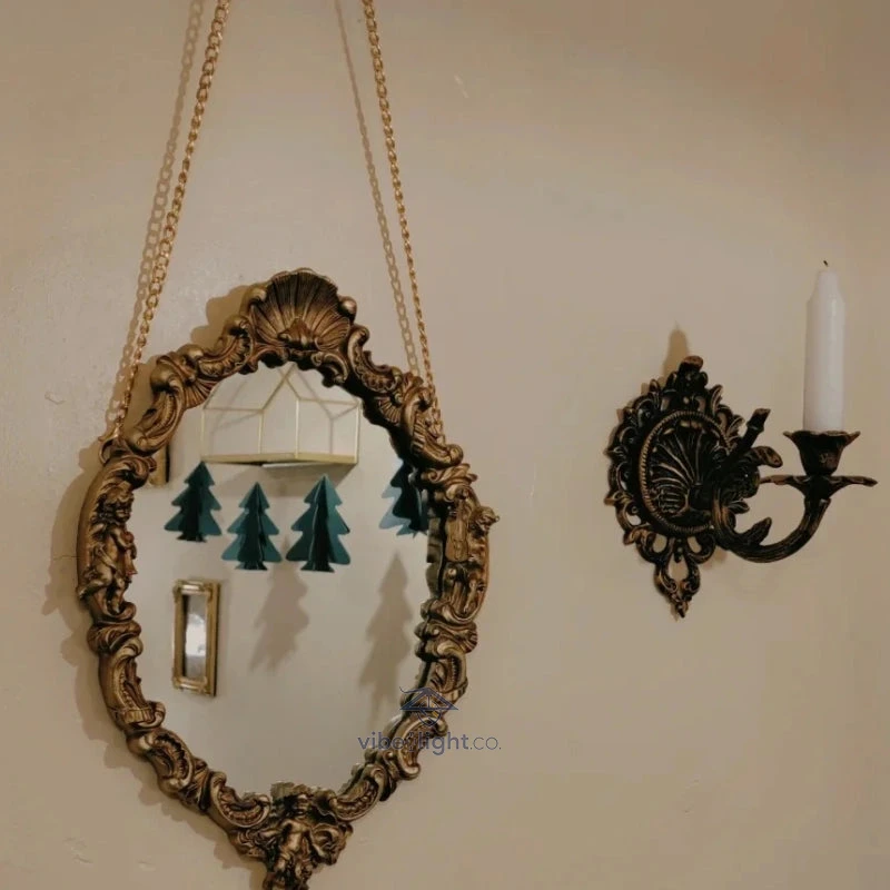 Regal Ember Elegant Wall Mounted Candle Holder Decorative Sconce Light Fixture - Image 10