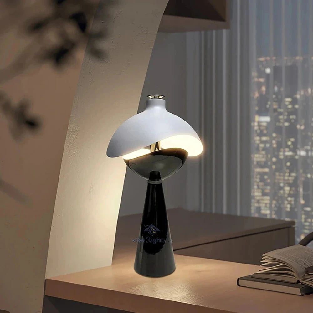 Lumi Dome Modern Sculpted Decorative Table Lamp Lighting Fixture - Image 2