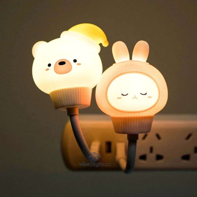 Cutely Night Light Child Bedroom Sleep Lamp Soft Glow Nightlight for Kids Toddlers Baby Nursery Room - Image 6
