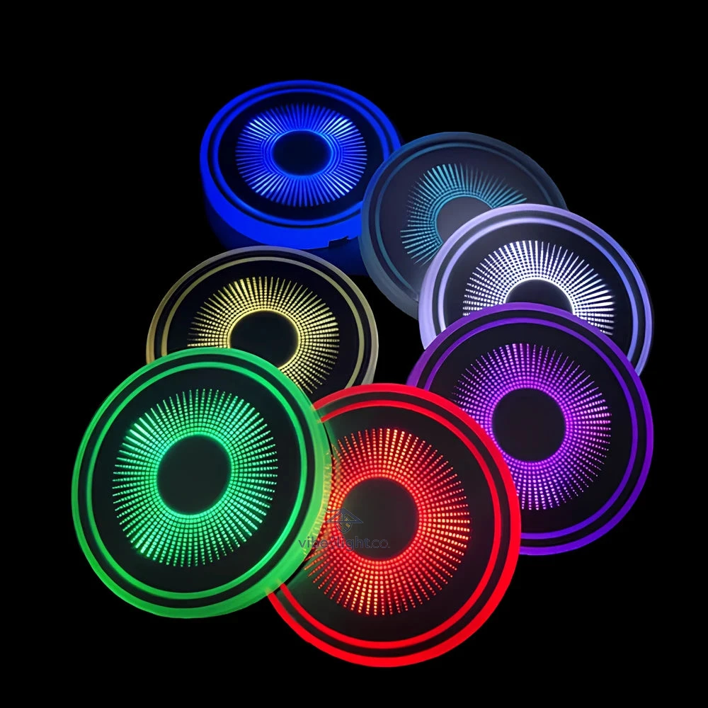 LED Coaster Light for Home and Party Ambience Decor Glow - Image 6