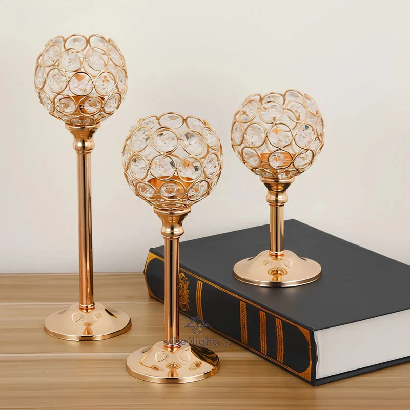 Crystal Glow Elegant Decorative Candle Holder for Home and Garden Lighting Decor - Image 11
