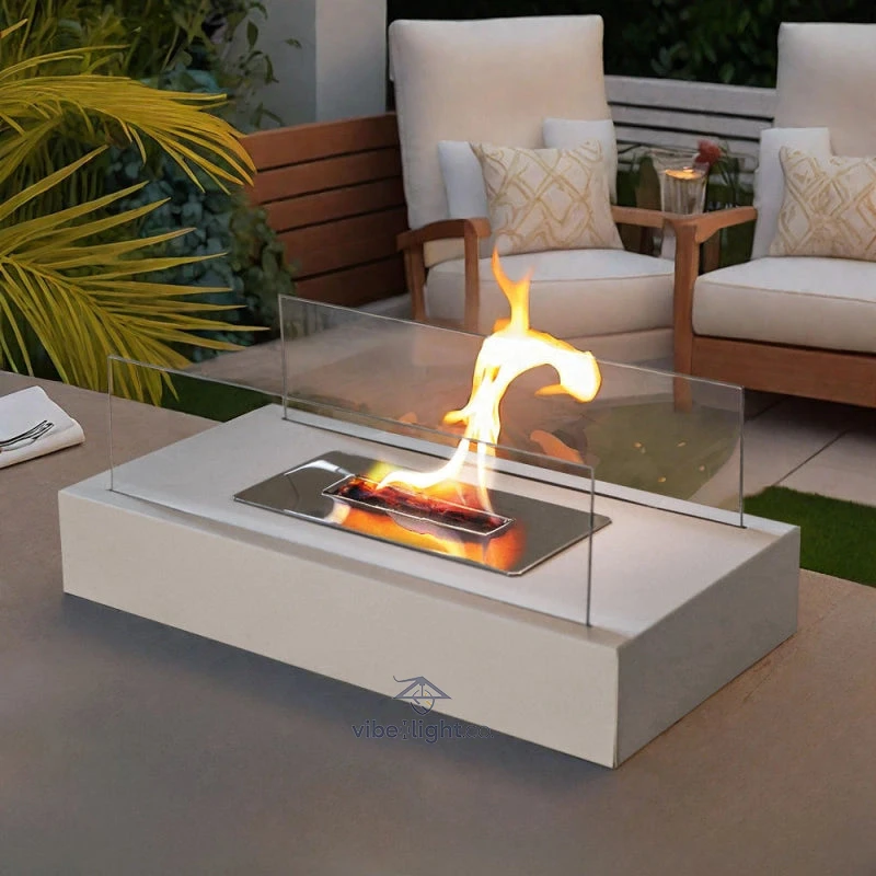 Everlasting Flame Tabletop Indoor Outdoor Portable Decorative Fireplace Heater - Image 12