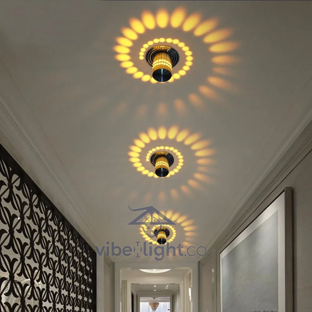 Innovative Spiral LED Light Fixture Modern Design Interior Lighting Solution - Image 2