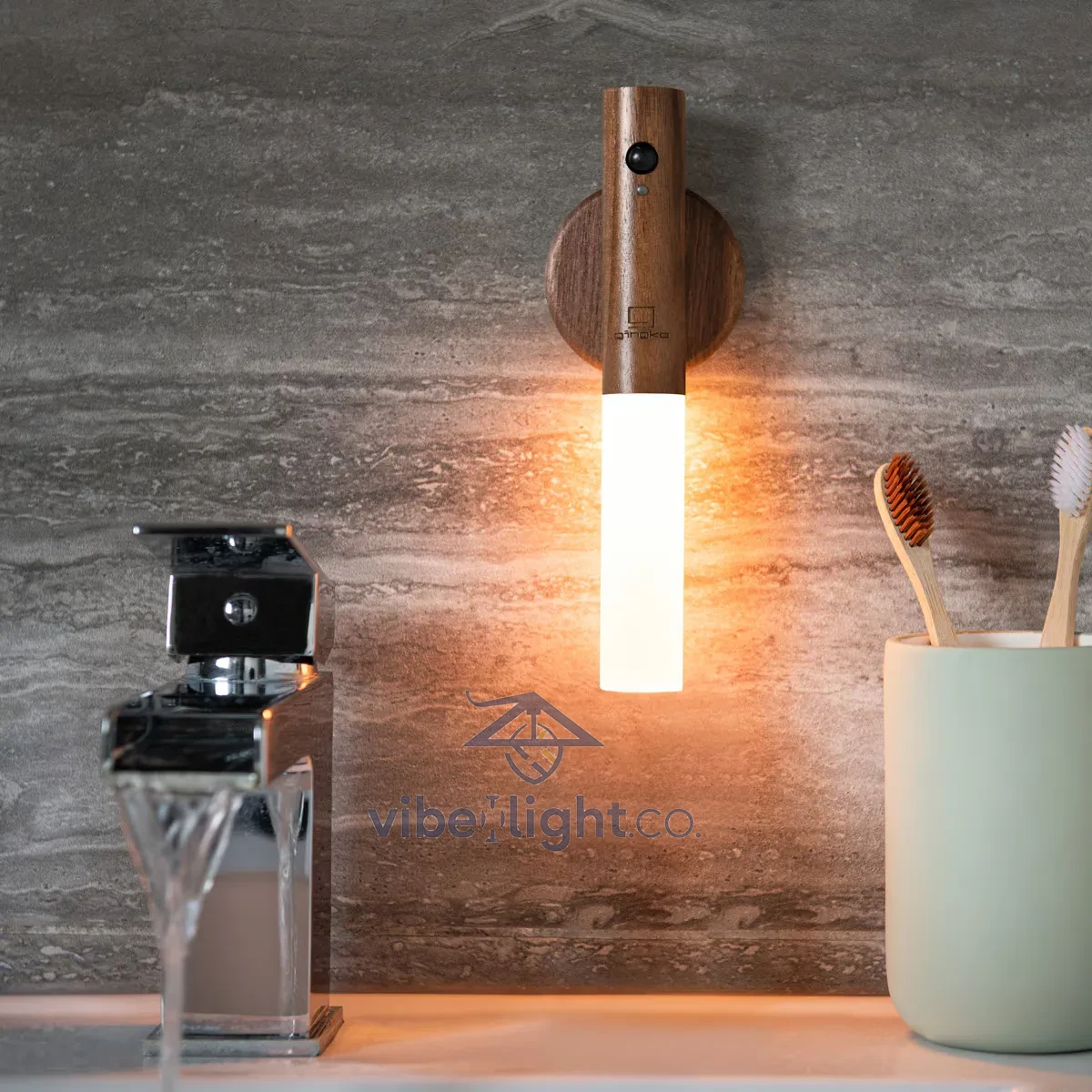 Modern Torch Style Motion Activated LED Security Light - Image 4