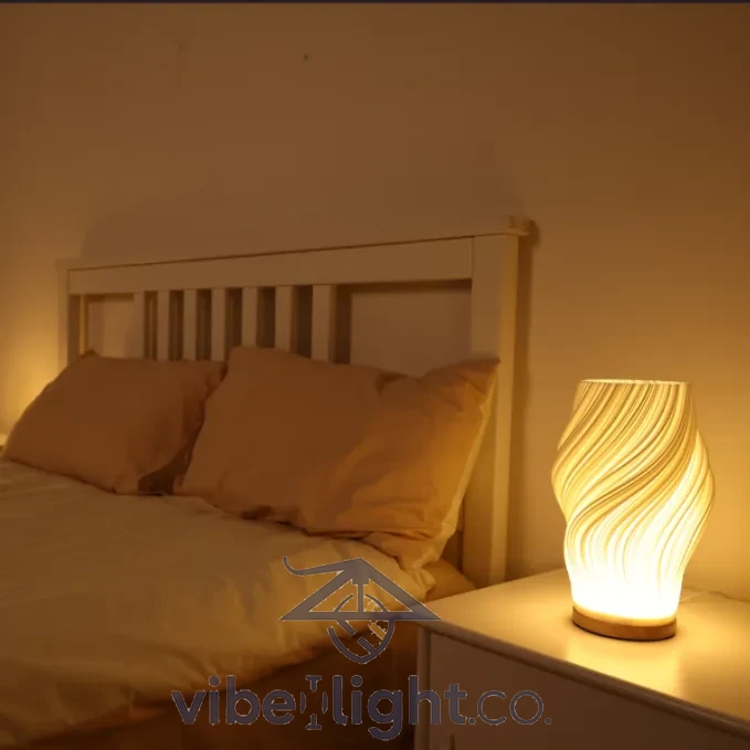 Serene Wavecrest Modern Decorative Table Lamp for Home and Office Lighting - Image 15