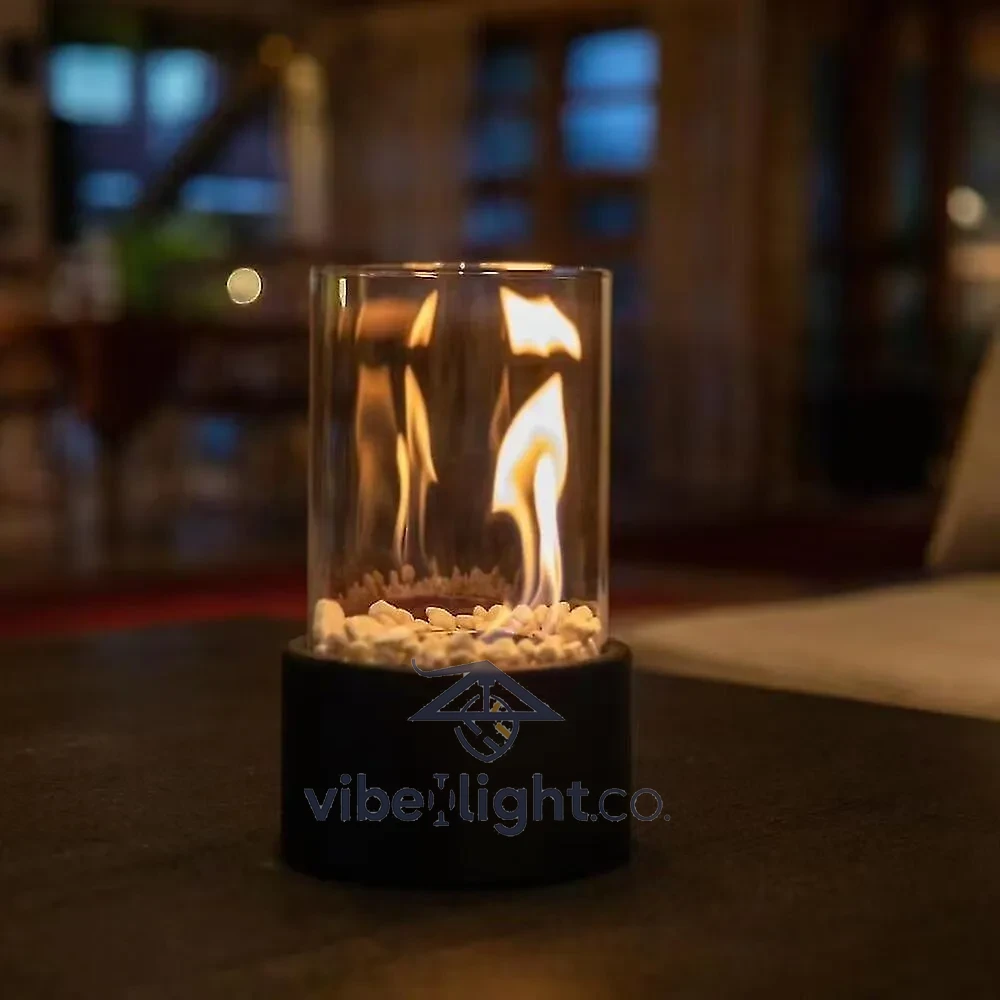 Everlasting Flame Vintage Style Aromatic Oil Lamp with Elegant Design and Durable Glass Body - Image 5