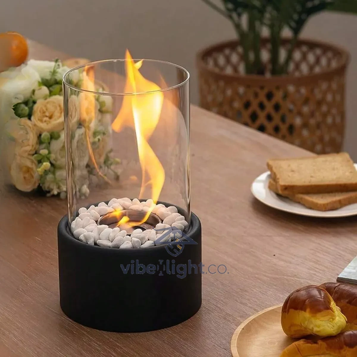 Everlasting Flame Vintage Style Aromatic Oil Lamp with Elegant Design and Durable Glass Body - Image 8
