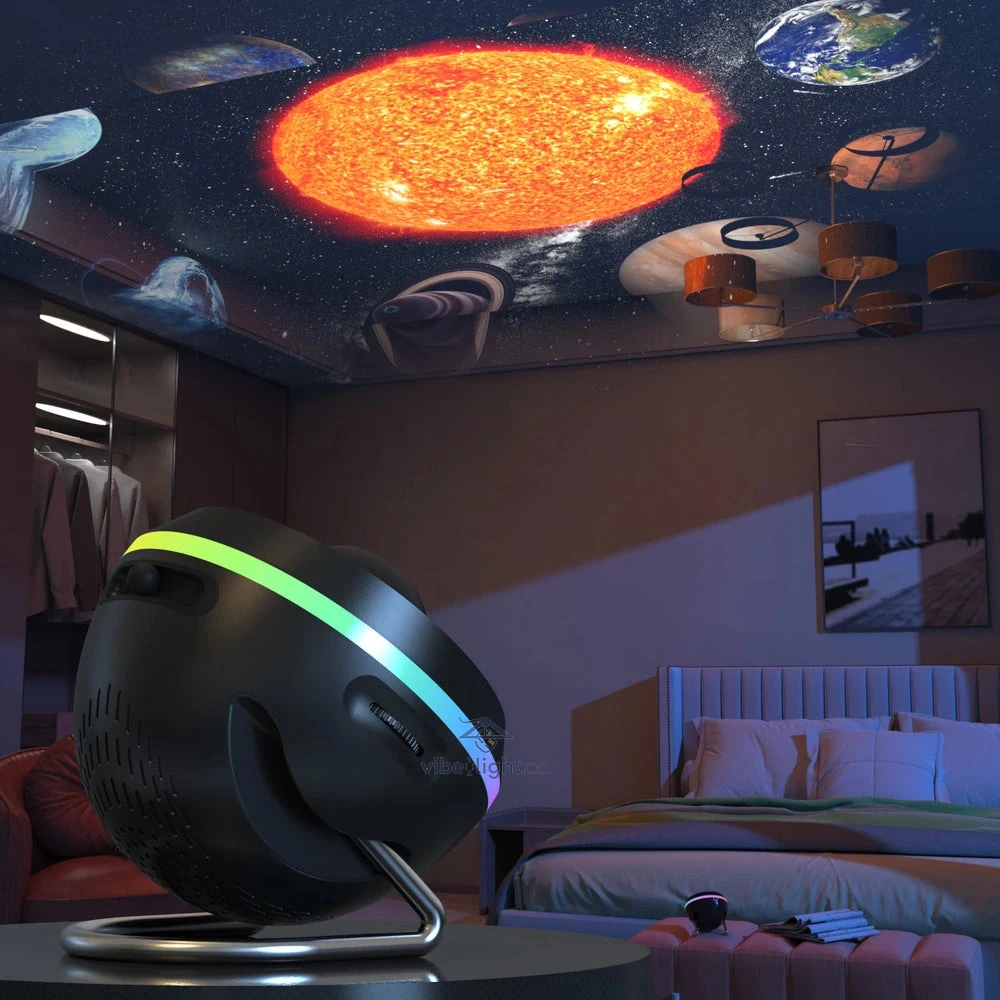 Galaxy Space Projection Night Light Decor Ambient LED Lighting - Image 2