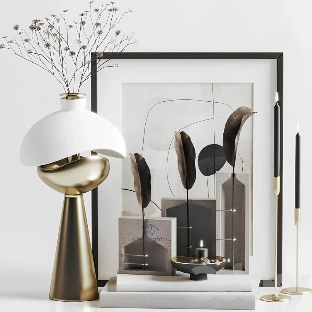 Lumi Dome Modern Sculpted Decorative Table Lamp Lighting Fixture - Image 5