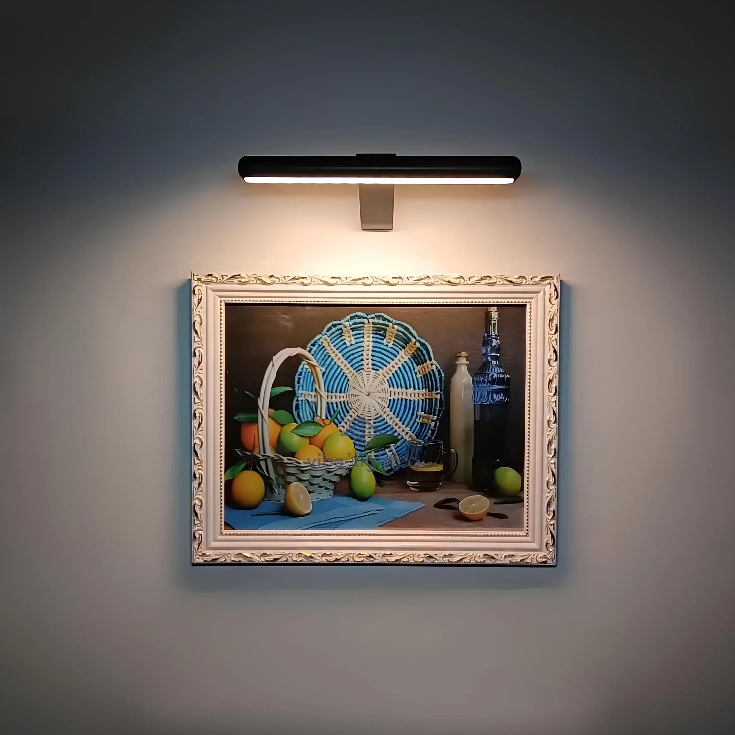 Cordless Battery Operated Modern Wall Art LED Light Fixture Decorative Lighting - Image 9