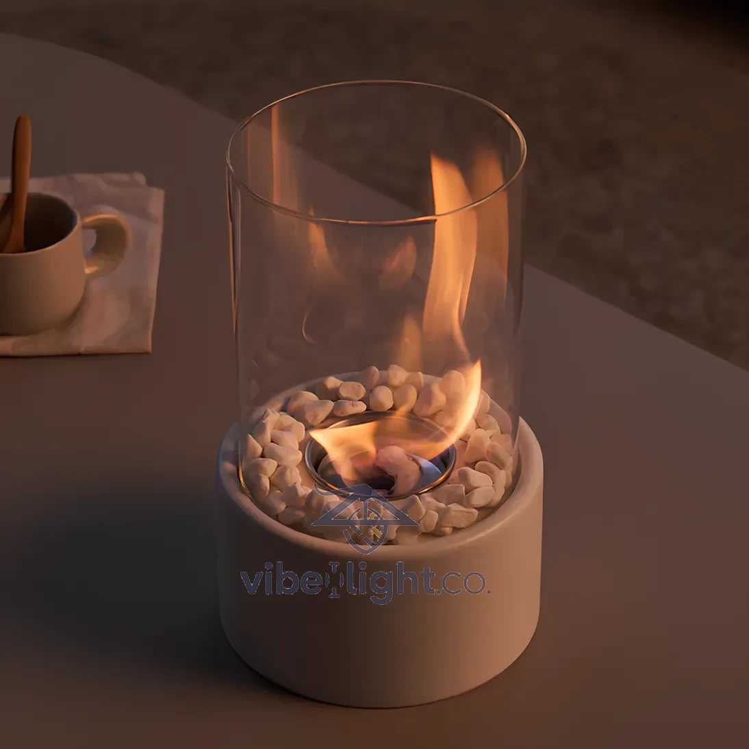Everlasting Flame Vintage Style Aromatic Oil Lamp with Elegant Design and Durable Glass Body - Image 2
