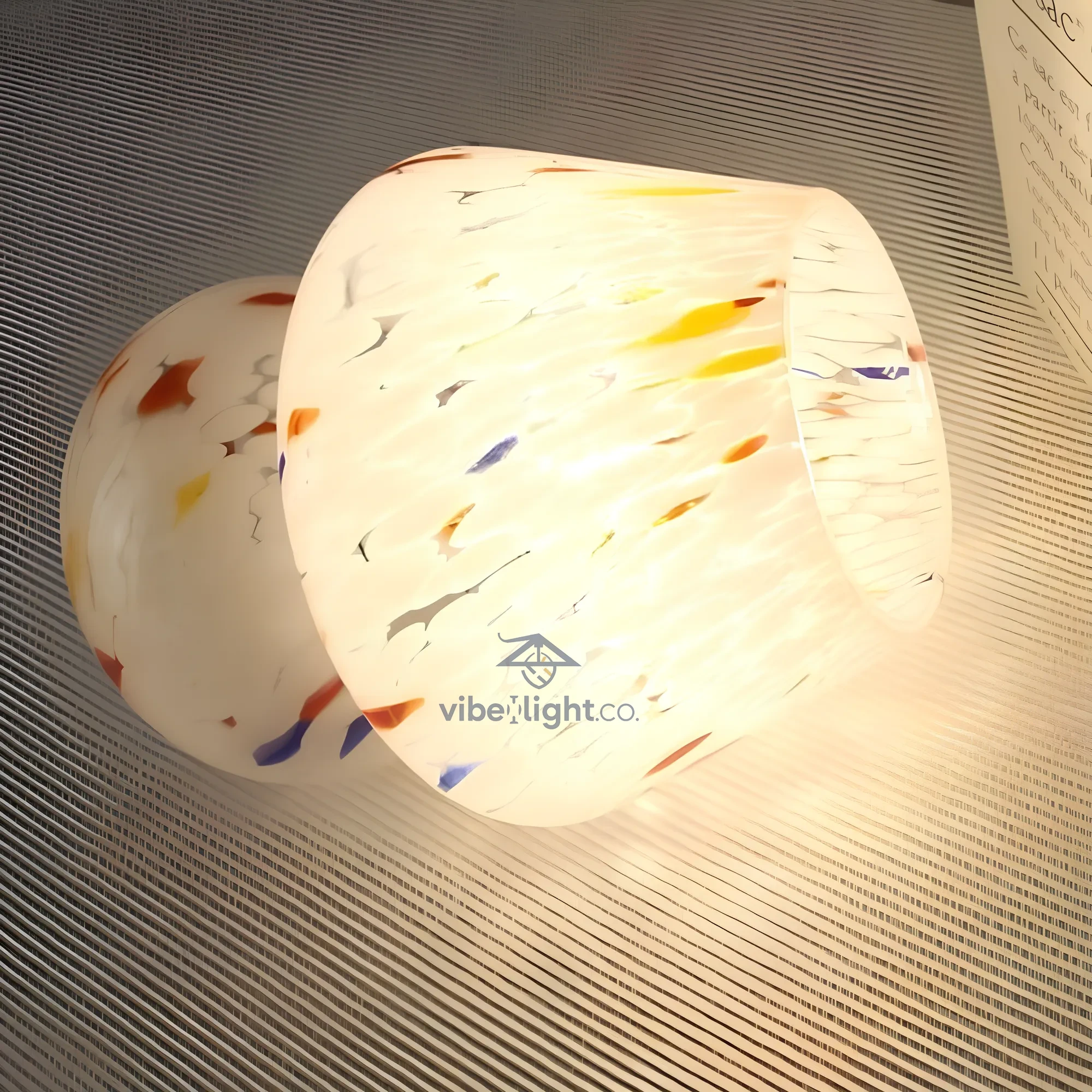 Verra Hand Blown Glass Decorative Table Lamp Light Fixture - Image 11