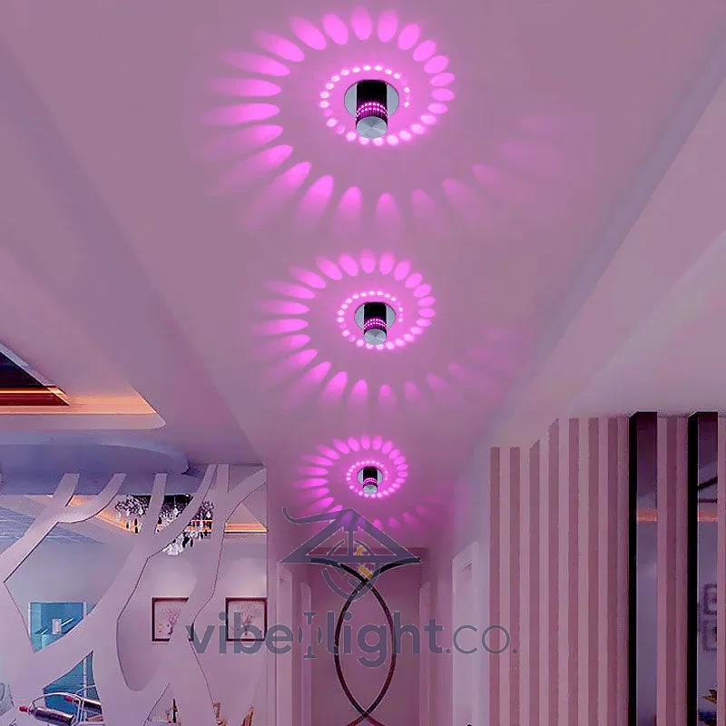 Innovative Spiral LED Light Fixture Modern Design Interior Lighting Solution - Image 3
