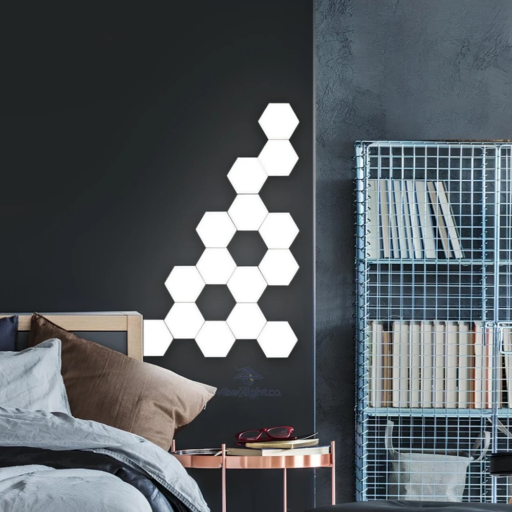 Honeycomb Patterned Hexalight LED Lighting Panel Decorative Wall Light Fixture - Image 2